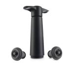 Vacu Vin Vákuumpumpa borzár 2 db dugóval fekete