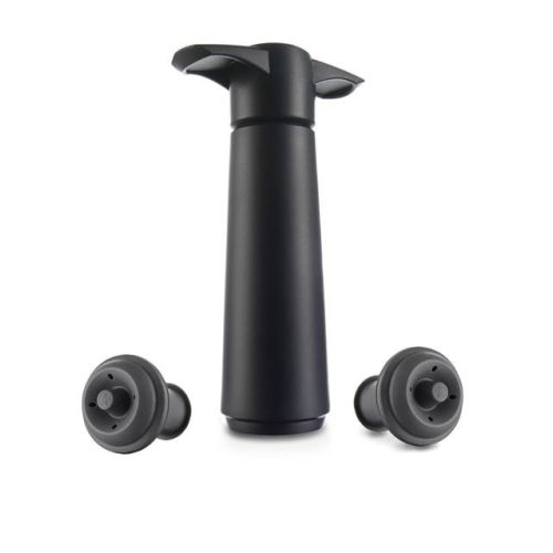 Vacu Vin Vákuumpumpa borzár 2 db dugóval fekete