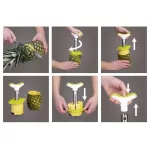 Vacu Vin Ananászszeletelő INOX és cikkvágó