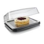 Hűtőtálcás tároló doboz, mandzsettával, tálcával, fedővel 38,8 x 31,5 x 11,7 cm méretben