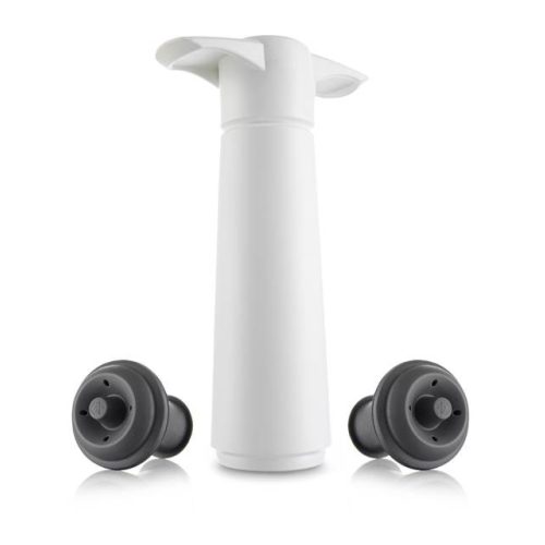 Vacu Vin Vákuumpumpa borzár 2 db dugóval fehér