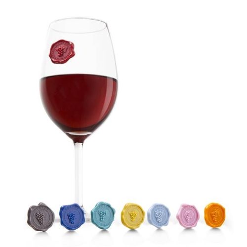 Vacu Vin Pohárjelölő 8 db-os Classic szőlő