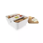 Vacu Vin Kenyértartó és szósz tálaló fehér