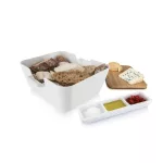 Vacu Vin Kenyértartó és szósz tálaló fehér