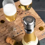 Pezsgősüveg záró dugó inox, rozsdamentes acél pezsgődugó
