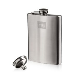 Laposüveg és tölcsér 240 ml, inox, rozsdamentes Laposüveg és tölcsér 240 ml, inox, rozsdamentes