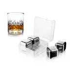 Vacu Vin Hűtő fémkocka whisky 4 db-os