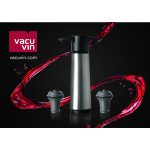 Vacu Vin Vákuumpumpa borzár 2 db dugóval inox rozsdamentes acél