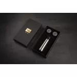 Vacu Vin Vákuumpumpa borzár 2 db dugóval inox Elegant csomag rozsdamentes acél