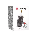 Bor- és pezsgőhűtő HIVE Keith Haring mintával Kaptár rozsdamentes acél inox
